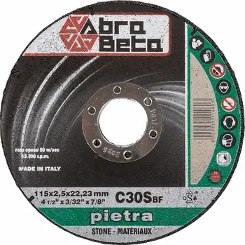 Řezný kotouč Kotouč řezný na kámen rovný Abra Beta 115x2.5
