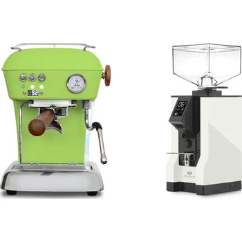 Set domácích spotřebičů Ascaso Dream PID, Fresh Pistachio + Eureka Mignon Specialita,…