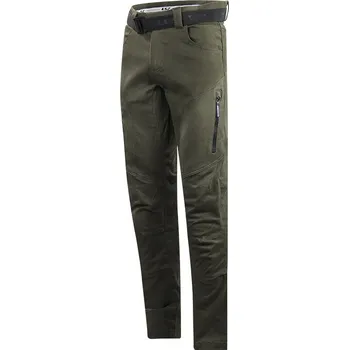 Moto kalhoty LS2 STRAIGHT MAN PANT OLIVE GREEN - XXL