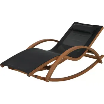 Zahradní lehátko Zahradní lehátko ODYSEA černé