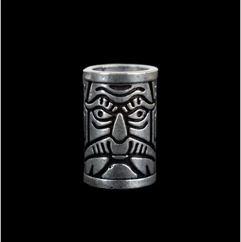 Korálek Kovový korálek na dready God Dagda 2, německé stříbro, Sittar.cz