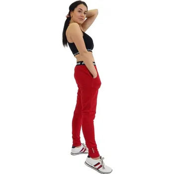 Dámské tepláky Bizon Gym 800 – červená M