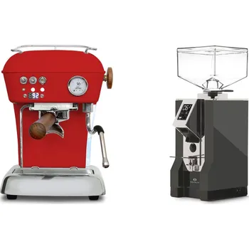 Kávovar Ascaso Dream PID, Love Red + Eureka Mignon Specialita, CR…