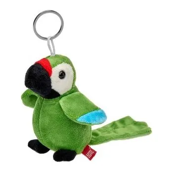 plyšák Brelok papuga ara zielona 11cm