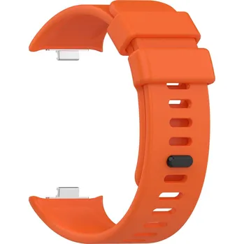 Příslušenství k chytrým hodinkám eses Silikonový řemínek pro Xiaomi Redmi Watch 4, 5, 6 a Smart Band 8 Pro a 9 Pro - Oranžový