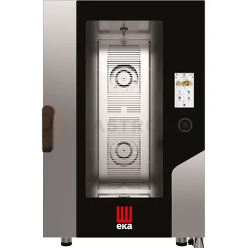 Konvektomat plynový 11x GN 1/1 s přímým nástřikem, dotyková obrazovka, s mycím systémem a sondou | EKA, Millennial Touch Screen GASTRO