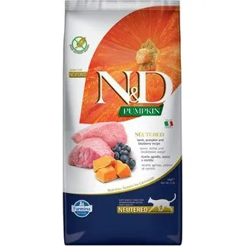 Krmivo pro kočku N&D Grain Free Pumpkin Cat Neutered Lamb & Blueberry 300g