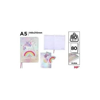 Set školních potřeb Notes A5/80K Jednorożec