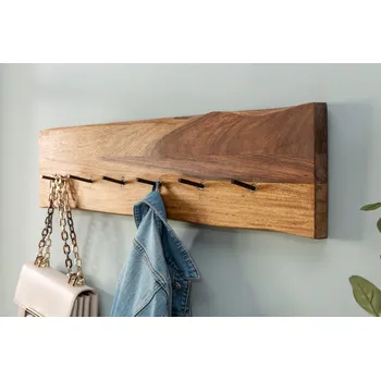 Věšák Masivní nástěnný věšák Mammut 80cm palisandr