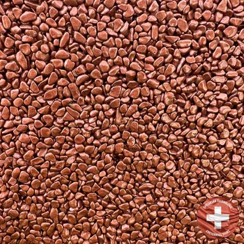 Kamenný koberec Báča Beton Kamenný koberec na podlahu Bronze Frakce: Hrubá (4 – 8 mm), vydatnost setu 1,3 m², Doporučené použití v: interiéru - dvousložková epoxidová pryskyřice