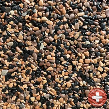 Kamenný koberec Báča Beton Kamenný koberec na podlahu Vulcano Frakce: Jemná (0,7 – 1,8 mm), vydatnost setu 1,8 m², Doporučené použití v: interiéru - dvousložková epoxidová pryskyřice