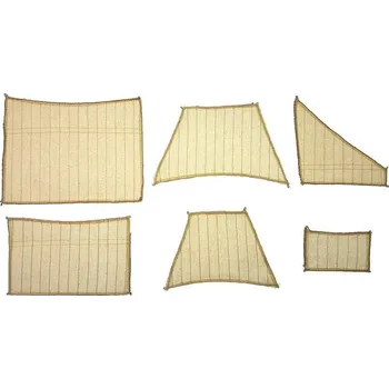 RC model lodě Dušek Dušek Golden Hind 1577 1:72 - sada plachet AS_KR-21208S