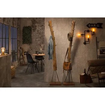 Věšák Stylový stojací věšák Hemingway 200cm Teak