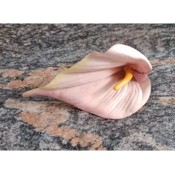 umělá květina Květ kala 12 cm starorůžová č.4