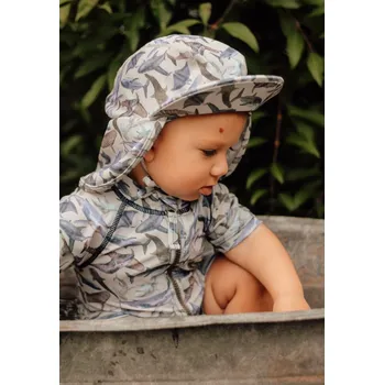 Kšiltovka Mikk-Line Mikk - Line dětská koupací čepice MK1016 Metal Velikost: 00 / 3 - 6 měsíců UPF 50+