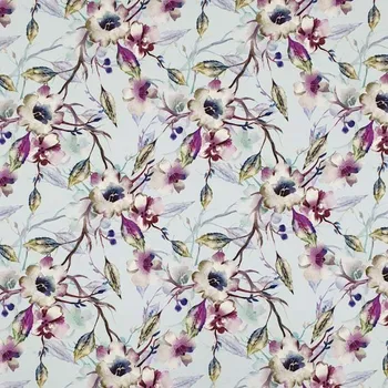 Šatovka N6747 světle modrá, květinový vzor, š.145