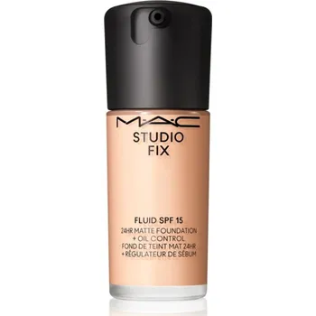 Make-up MAC Cosmetics Studio Fix Fluid SPF 15 24HR Matte Foundation + Oil Control matující make-up SPF 15 odstín N4 30 ml