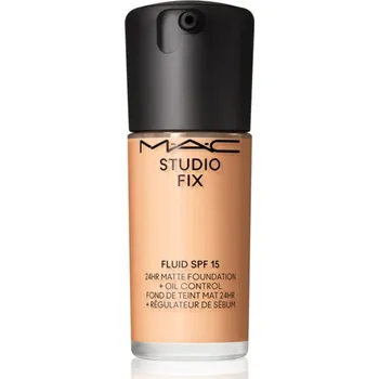 Dekorativní kosmetika MAC Cosmetics Studio Fix Fluid SPF 15 24HR Matte Foundation + Oil Control matující make-up SPF 15 odstín NC18 30 ml
