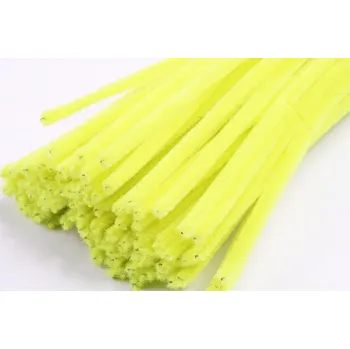 Hobby drát Chlupaté drátky žluté neon č.3