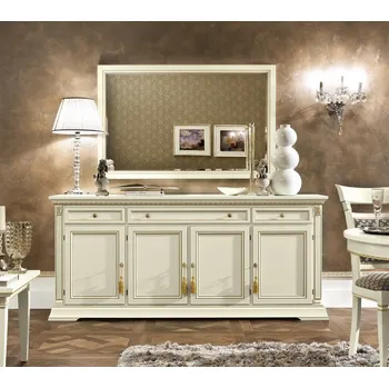 Organizace kuchyně Klasický příborník Sophia 202cm bílý