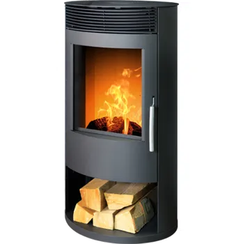 Krbová kamna Krbová kamna na dřevo ABX TARTU 5 II, černá, výkon 5 kW 739936