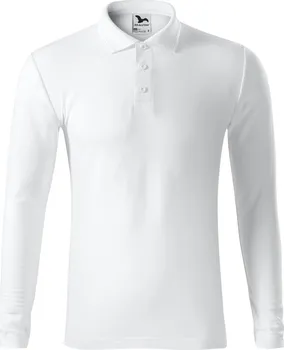 Pánské tričko Malfini Pique Polo LS 221 bílé