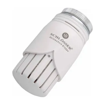 Hlavice pro radiátor Schlosser SH Diamant termostatická hlavice bílá (600100001)