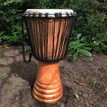 Buben Djembe 11” Bahari, Ghana vyřezávaný 57 cm