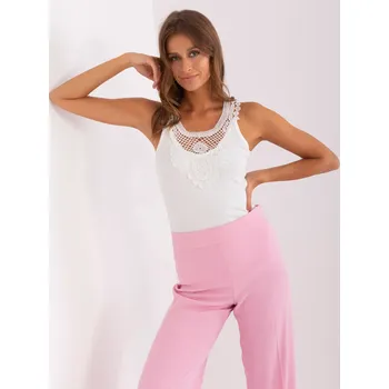 Krajkovaný ecru top OCH BELLA od značky FPrice, L i523_2016103425648