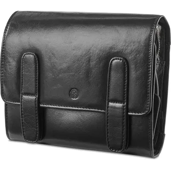 Kosmetická taška California černá závěsná kožená kosmetická taška - Lucleon