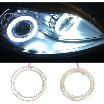 Přídavný světlomet 2x COB LED kroužek průměr 60 mm - bílá