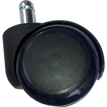 Univerzální kancelářská kolečka, 5 ks, černá