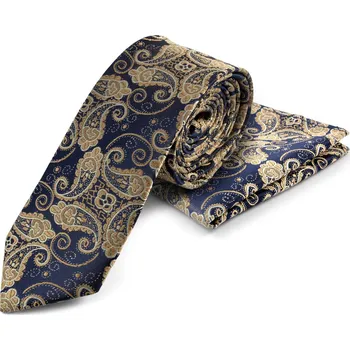 Kravata Sada kravaty a kapesníčku do saka s paisley vzorem - Trendhim