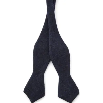 Motýlek Námořnicky modrý vlněný vázací motýlek - Bohemian Revolt