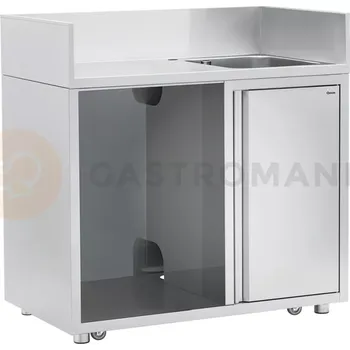Nerezový dřez Přenosná mycí jednotka 1200x700x1200 mm | BARTSCHER, BR1200 GS
