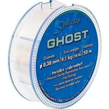 Sportcarp fluorocarbon Ghost 50 m Varianta: ø 0,38 mm 9,1 kg 20 lb