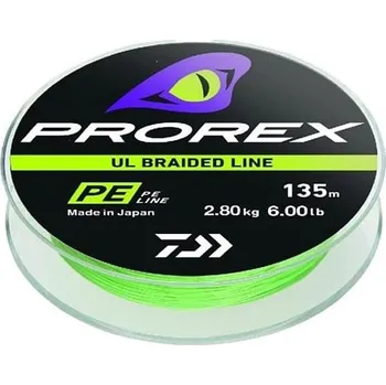 DAIWA - Splétaná šňůra PROREX UL BRAIDED LINE PE/0,25/1,75kg/135m
