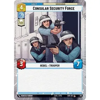 Karetní hra Consular Security Force 312 - Spark of Rebellion Extras Typ karty: Standard