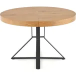 Jídelní stůl Mercy, dub zlatý / černá