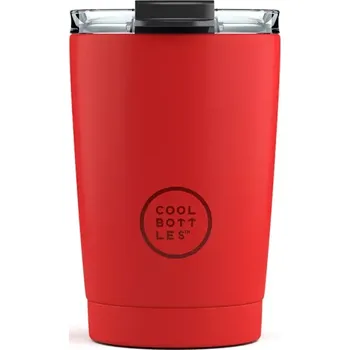 Termohrnek Nerezový termohrnek COOL BOTTLES Vivid Red třívrstvý 330ml