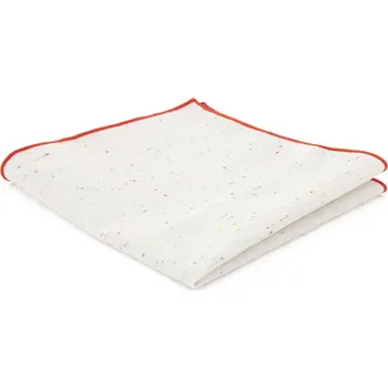 Bílý plátěný kapesníček do saka - Bohemian Revolt