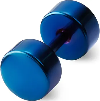 Náušnice 6 mm modrá náušnice fake plug - Lucleon