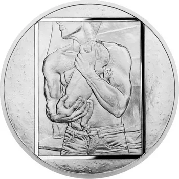 2022 - Stříbrná pětiuncová medaile Jan Saudek - Life reverse proof