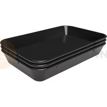 Servírovací stolek Melaminová nádoba k vystavování 280x420x60 mm, černá, 3 ks. | BARTSCHER, 60S-280x420