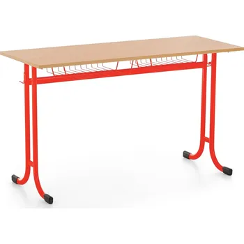 Školní lavice Denis - vel. 7, červená - ral 3020