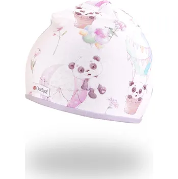 Čepice Little Angel Čepice podšitá Outlast® - panda/sv.fialová Velikost: 2 | 39-41 cm