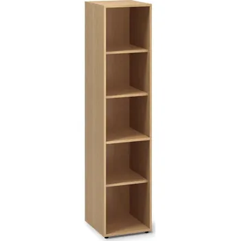 Policová skříň Vysoká úzká skříň ProOffice 40 x 45 x 178 cm, buk