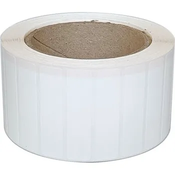 Samolepící etiketa Etikety 60x15mm, polypropylen, bílá, D40, 2000 ks na roli, eliminace lepidla