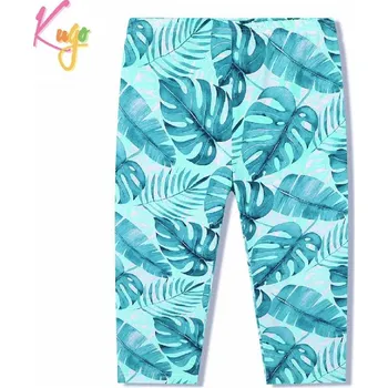 Dívčí oblečení Dívčí 3/4 legíny Kugo FV1075, modré