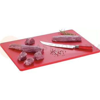 Granitový dřez Deska ke krájení 600x400x20 mm, červená | BARTSCHER, 60x40 R